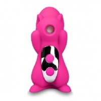 Squirrel 10 Function each end, Clitoral Sucking Massager Silicone PINK